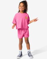 HEMA Kinder Shortama Badstof Roze (roze)