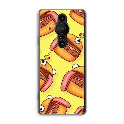 Hamburger: Sony Xperia Pro-I Transparant Hoesje