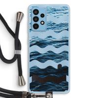 Oceaan: Samsung Galaxy A52 Transparant Hoesje met koord