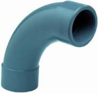 Aquaforte Bocht 90° Lijmverbinding 20mm - Duurzaam & Precies Druk PVC Hoek voor Vijvers