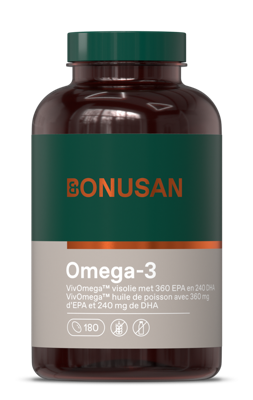 Bonusan Omega-3 360mg EPA 240mg DHA Softgels