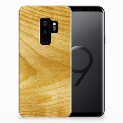 Samsung Galaxy S9 Plus | Bumper Hoesje | Licht Hout