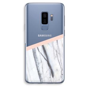 A touch of peach: Samsung Galaxy S9 Plus Transparant Hoesje