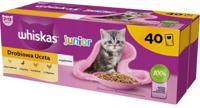 WHISKAS Junior Poultry in jelly - nat kattenvoer - 40 x 85g