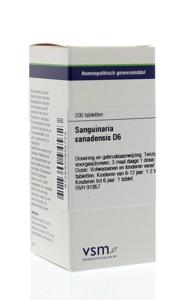 VSM Sanguinaria canadensis D6 (200 tab)