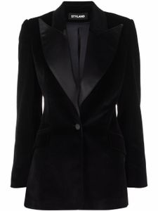 STYLAND blazer à revers pointus - Noir