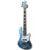 Lakland Skyline DJ-5 Darryl Jones Signature Lake Placid Blue Gloss 5-snarige elektrische basgitaar