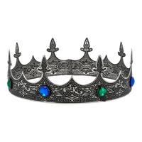 Metalen kroon Royalty zilver Metalen kroon Royalty zilver