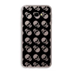 Musketon Skulls: Samsung Galaxy J4 Plus Transparant Hoesje