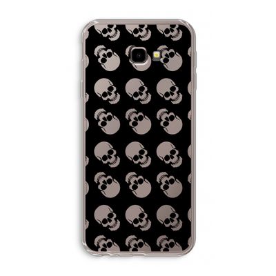 Musketon Skulls: Samsung Galaxy J4 Plus Transparant Hoesje