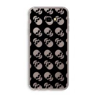 Musketon Skulls: Samsung Galaxy J4 Plus Transparant Hoesje