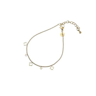 Day&Eve Armband Clover Pendants | Goud