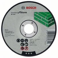 Bosch Accessoires Doorslijpschijf recht Standard for Stone C 30 S BF, 115 mm, 22,23 mm, 3,0 mm 1 stuks - 2608603177