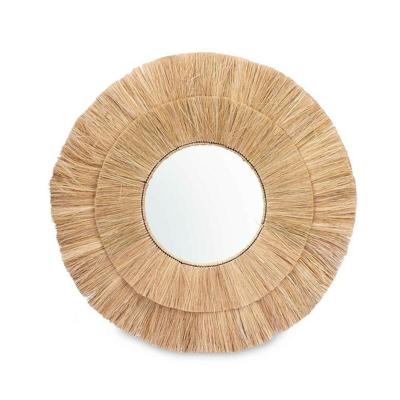 Wandspiegel RI-6061 Bruin 110 x 110 x 3 cm Cirkel