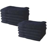 Set van 10 TODAY handdoeken 50x90 cm 100% Katoen - Marine