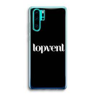 Topvent Zwart: Huawei P30 Pro Transparant Hoesje