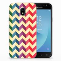 Samsung Galaxy J3 2017 | TPU bumper | Zigzag Multi Color