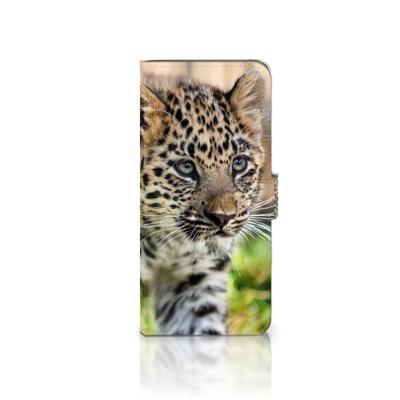 OnePlus 13 | Telefoonhoesje | Met pasjeshouder | Baby Luipaard