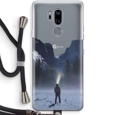 Wanderlust: LG G7 Thinq Transparant Hoesje met koord