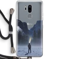 Wanderlust: LG G7 Thinq Transparant Hoesje met koord