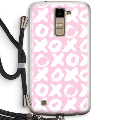 XOXO: LG K10 (2016) Transparant Hoesje met koord