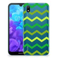 Huawei Y5 (2019) | TPU bumper | Zigzag Groen