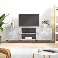Tv-meubel 150x30x50 cm bewerkt hout betongrijs