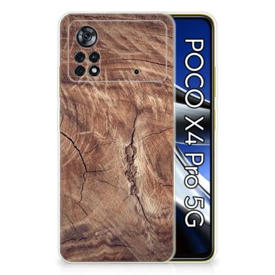 Xiaomi Poco X4 Pro 5G | Bumper Hoesje | Tree Trunk