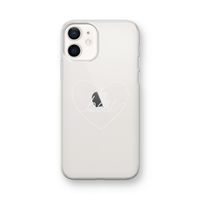 Best heart pastel: iPhone 12 mini Transparant Hoesje