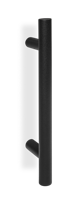 Deurgreep Nero rond zwart - 300x200 hoh