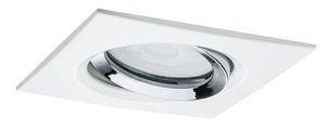 Paulmann Nova Plus Inbouwlamp voor badkamer LED GU10 6 W IP65 Wit (mat), Chroom