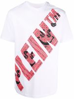 Philipp Plein t-shirt à imprimé graffiti - Blanc