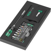 Wera 9750 Schuimrubberen inzetstuk met Kraftform Kompakt en Tool-Check PLUS Set 1, 57-delig gereedschapsset - thumbnail