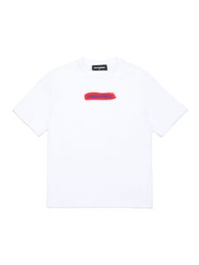 DSQUARED2 KIDS t-shirt en coton à logo imprimé - Blanc