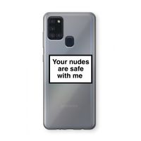 Safe with me: Samsung Galaxy A21s Transparant Hoesje