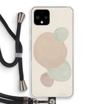 Geo #9: Pixel 4 Transparant Hoesje met koord