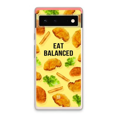 Eat Balanced: Google Pixel 6 Transparant Hoesje