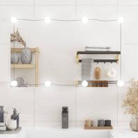 VidaXL Wandspiegel met led's rechthoekig 50x80 cm glas