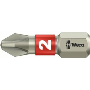 Wera 3851/1 TS PH 1 X 25 MM 05071010001 Kruis-bit PH 1 RVS D 6.3 1 stuk(s)