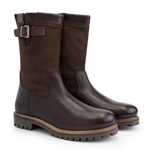 Travelin&apos; Men - zipper boot - Donkerbruin - Maat 42