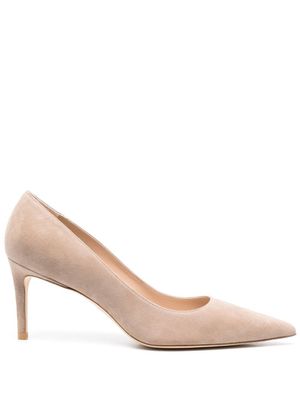 Stuart Weitzman escarpins à bout pointu 75 mm - Tons neutres