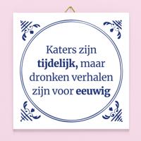 Tegeltje Katers zijn tijdelijk