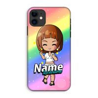 Chibi Maker vrouw: iPhone 11 Tough Case