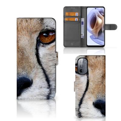 Motorola Moto G31 | G41 | Telefoonhoesje | Met pasjeshouder | Cheetah