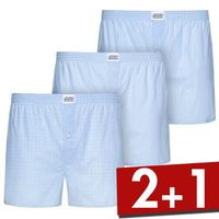 Jockey 3 stuks Woven Soft Poplin Boxer Shorts 3XL-6XL * Actie *