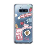 Positivity: Samsung Galaxy S10e Transparant Hoesje Positivity: Samsung Galaxy S10e Transparant Hoesje