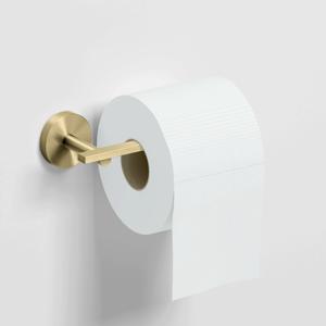 Toiletrolhouder Clou Flat L Vorm Zonder Klep Goud Geborsteld PVD Clou