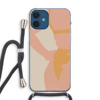 Bikini body: iPhone 12 mini Transparant Hoesje met koord