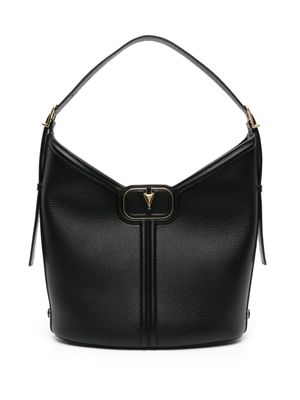 Valentino Garavani sac porté épaule en cuir à détail VLogo - Noir