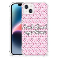 Apple iPhone 14 Plus Anti Shock Case Flowers Pink DTMP